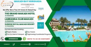 Resorts in the Gulf and the city of Makadi, in Hurghada